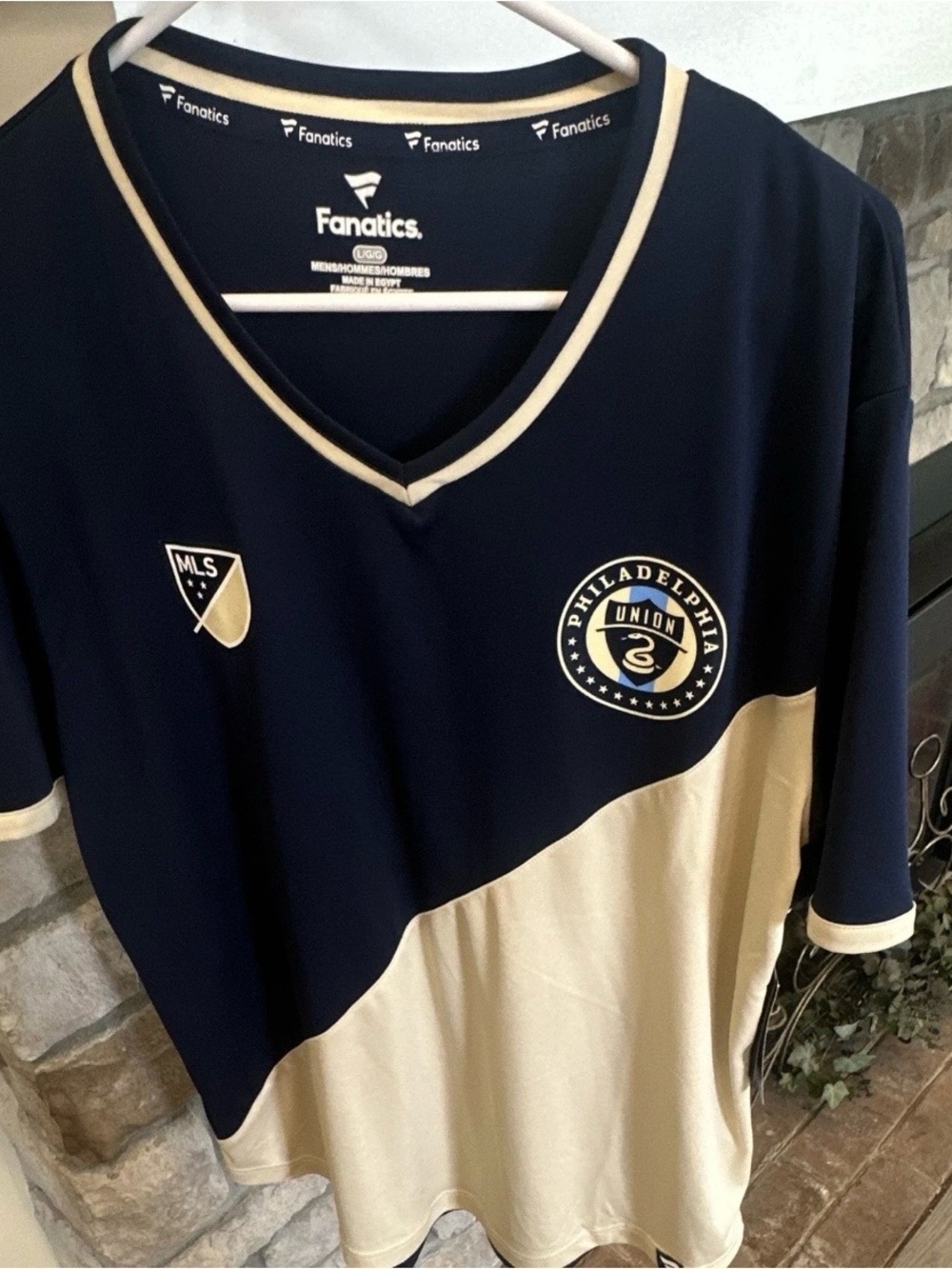 Fanatics Navy and Gold Philadelphia Union Soccer Jersey
